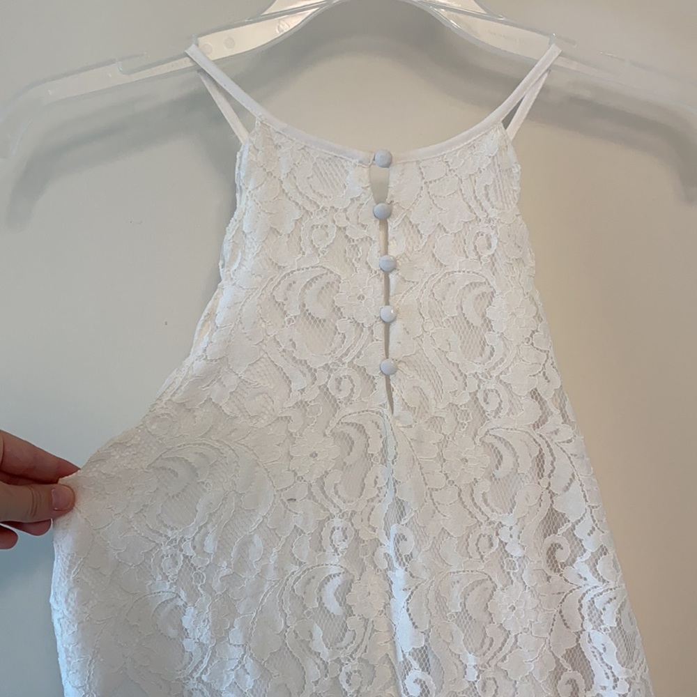 Ivory Lace Tank - Picture 3 of 4